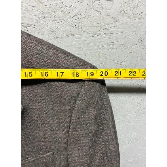 Ralph Lauren Wool Blazer Sport Coat Men's Medium 44R Gray Tweed